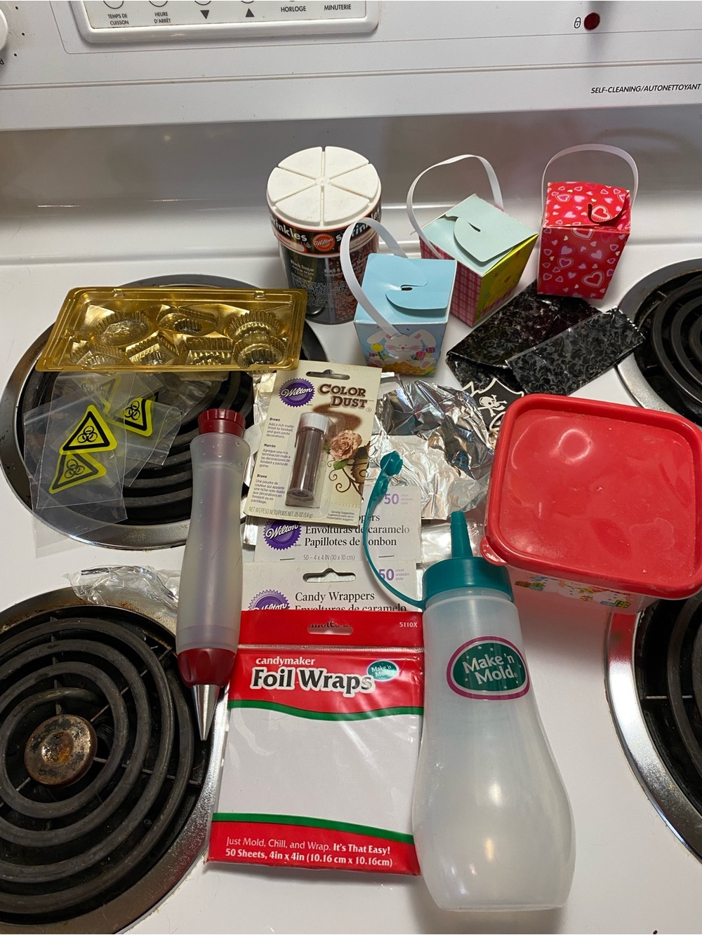 Baking and candy making supplies - assorted